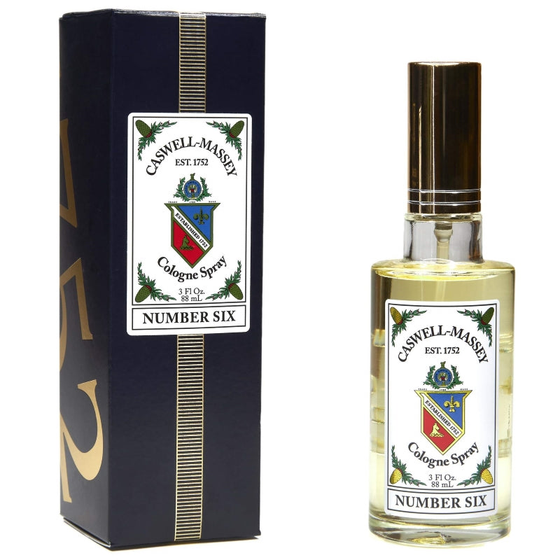 Caswell Massey Cologne 3fl oz 88ml - Gold Cap Number Six