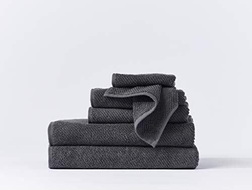 Coyuchi Air Weight Organic Bath Sheet, 35"x65", Shadow