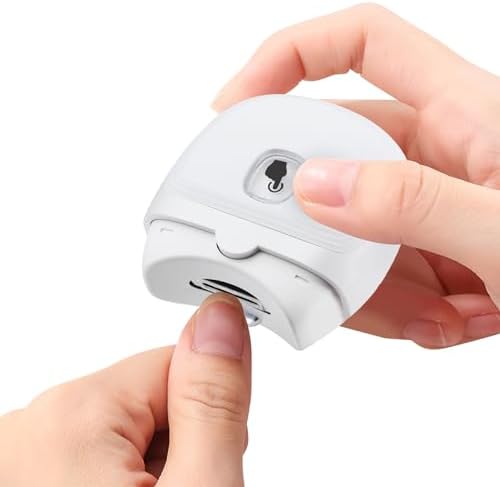 Automatic Nail Clipper, Electric Baby Nail Clippers with Light, Rechargeable Nail Clippers with Catcher, Electric Nail File for Baby, Kids, Seniors, Caregivers - Easy to use
