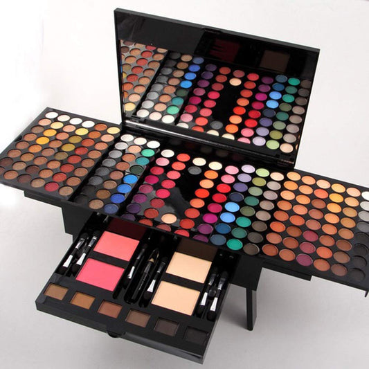 DISAAR Beauty 180 Colors Matte Eyeshadow Makeup Powder Blush Brow Powder Eyeliner