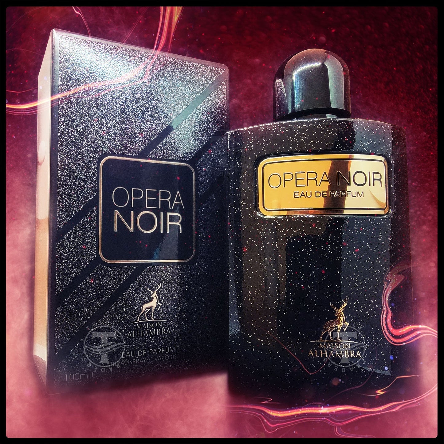 Opera Noir Maison Alhambra by Lattafa Eau de Parfum 100ML 3.4 FL OZ UNISEX