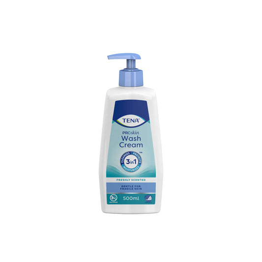 TENA PROskin Wash Cream 500mL Pump Bottle | EACH