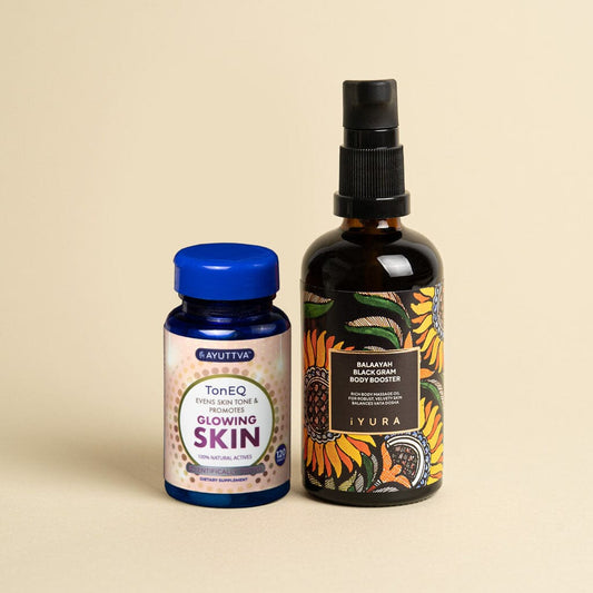 Balaayah Black Gram Body Booster and TonEQ Even-Toning Supplement