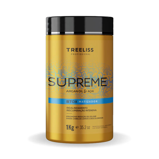 Deep Hair Mask Argan Oil and Acai Supreme Blond Toning Mask 1kg - Tree Liss